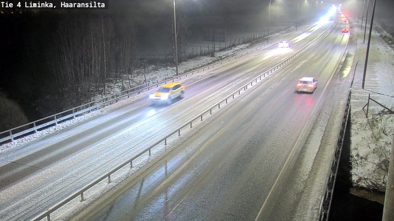 Weather Camera Image Road 4 Liminka, Haaransilta, Liminka, Pohjois-Pohjanmaa