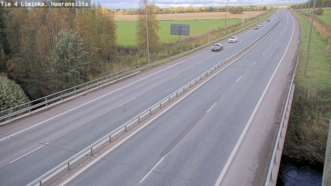 Kelikamerat Kuva Tie 4 Liminka, Haaransilta, Liminka, Pohjois-Pohjanmaa