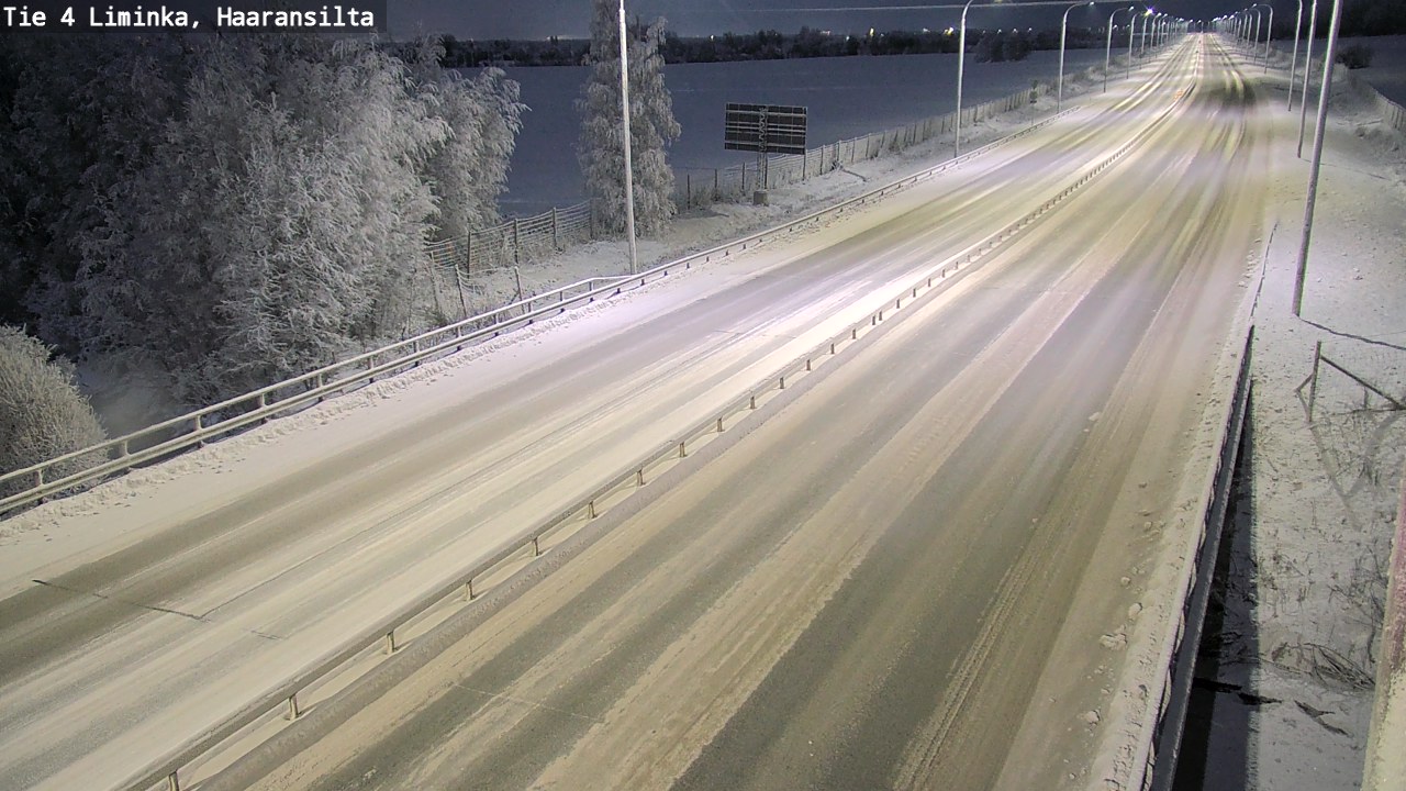 Weather Camera Image Road 4 Liminka, Haaransilta, Liminka, Pohjois-Pohjanmaa