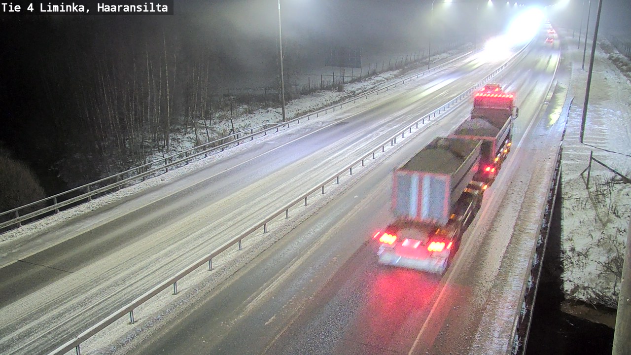 Weather Camera Image Road 4 Liminka, Haaransilta, Liminka, Pohjois-Pohjanmaa