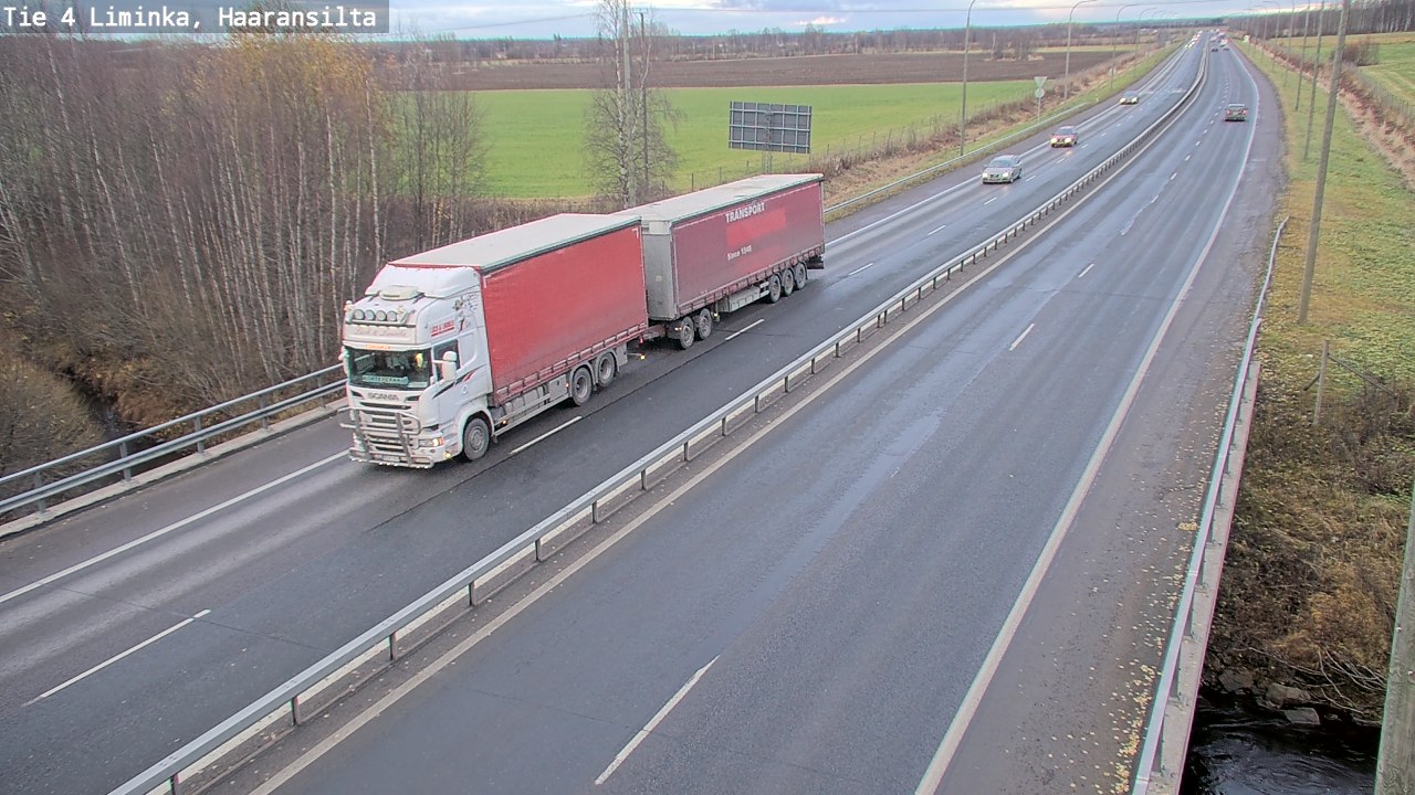 Kelikamerat Kuva Tie 4 Liminka, Haaransilta, Liminka, Pohjois-Pohjanmaa