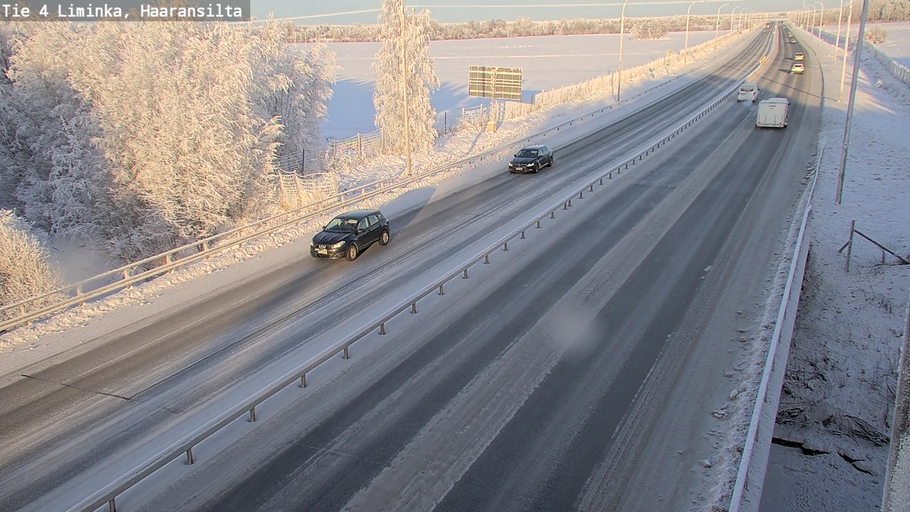 Weather Camera Image Road 4 Liminka, Haaransilta, Liminka, Pohjois-Pohjanmaa
