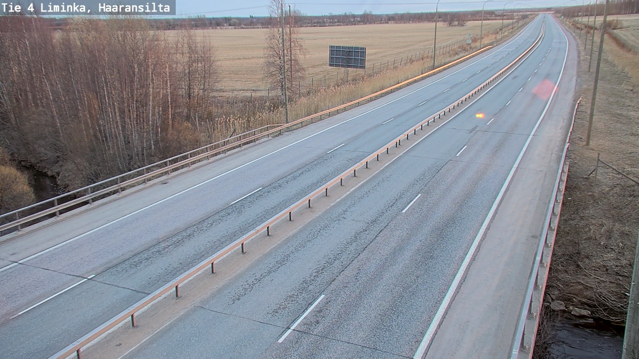 Weather Camera Image Road 4 Liminka, Haaransilta, Liminka, Pohjois-Pohjanmaa