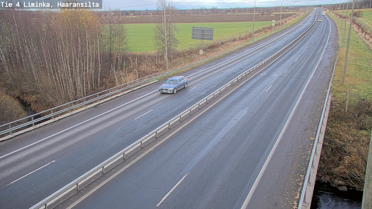 Kelikamerat Kuva Tie 4 Liminka, Haaransilta, Liminka, Pohjois-Pohjanmaa