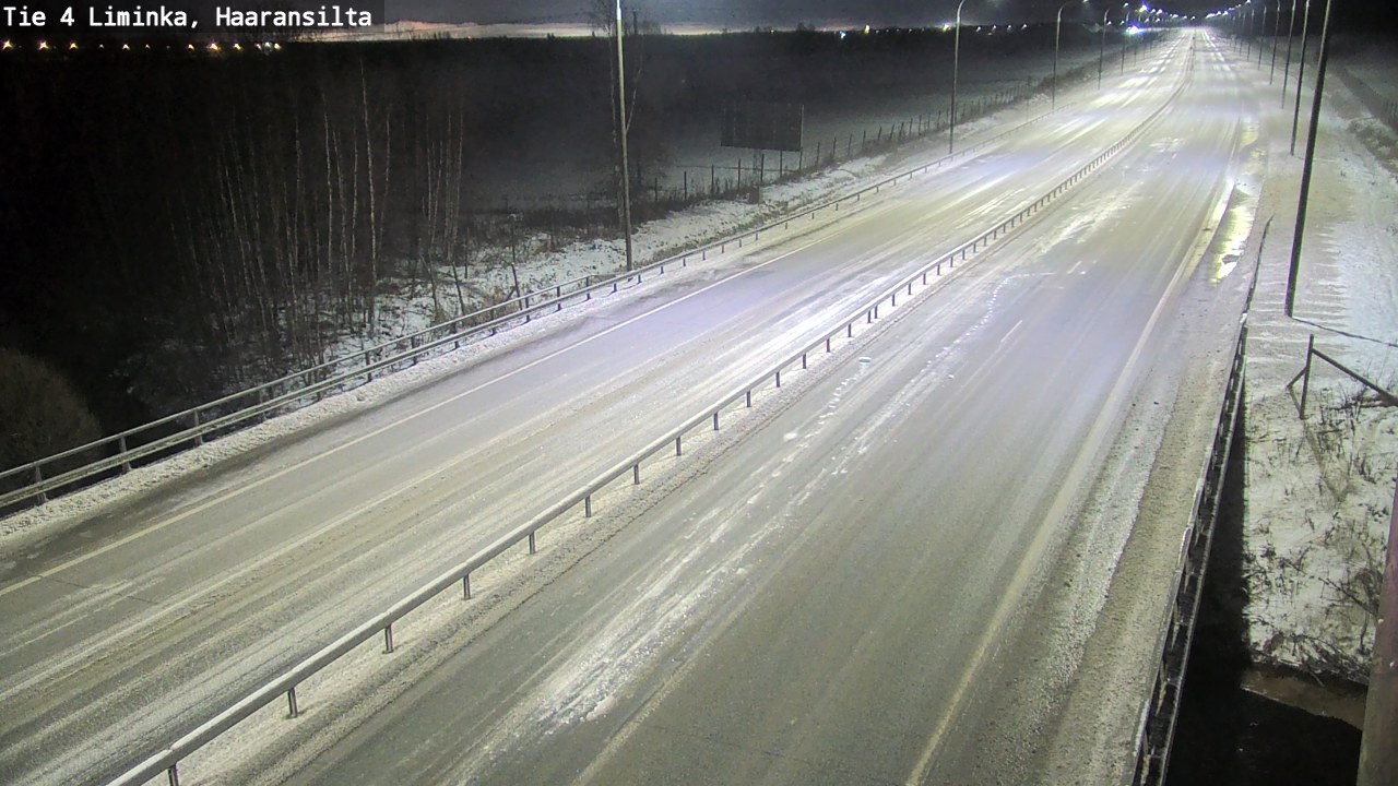 Weather Camera Image Road 4 Liminka, Haaransilta, Liminka, Pohjois-Pohjanmaa