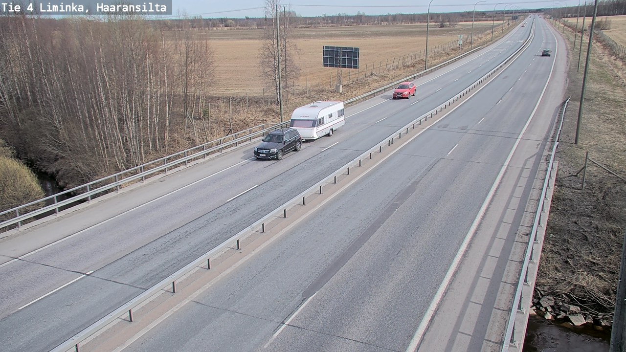 Weather Camera Image Road 4 Liminka, Haaransilta, Liminka, Pohjois-Pohjanmaa