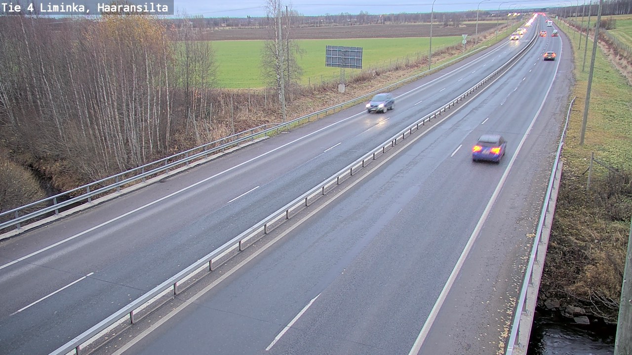 Kelikamerat Kuva Tie 4 Liminka, Haaransilta, Liminka, Pohjois-Pohjanmaa