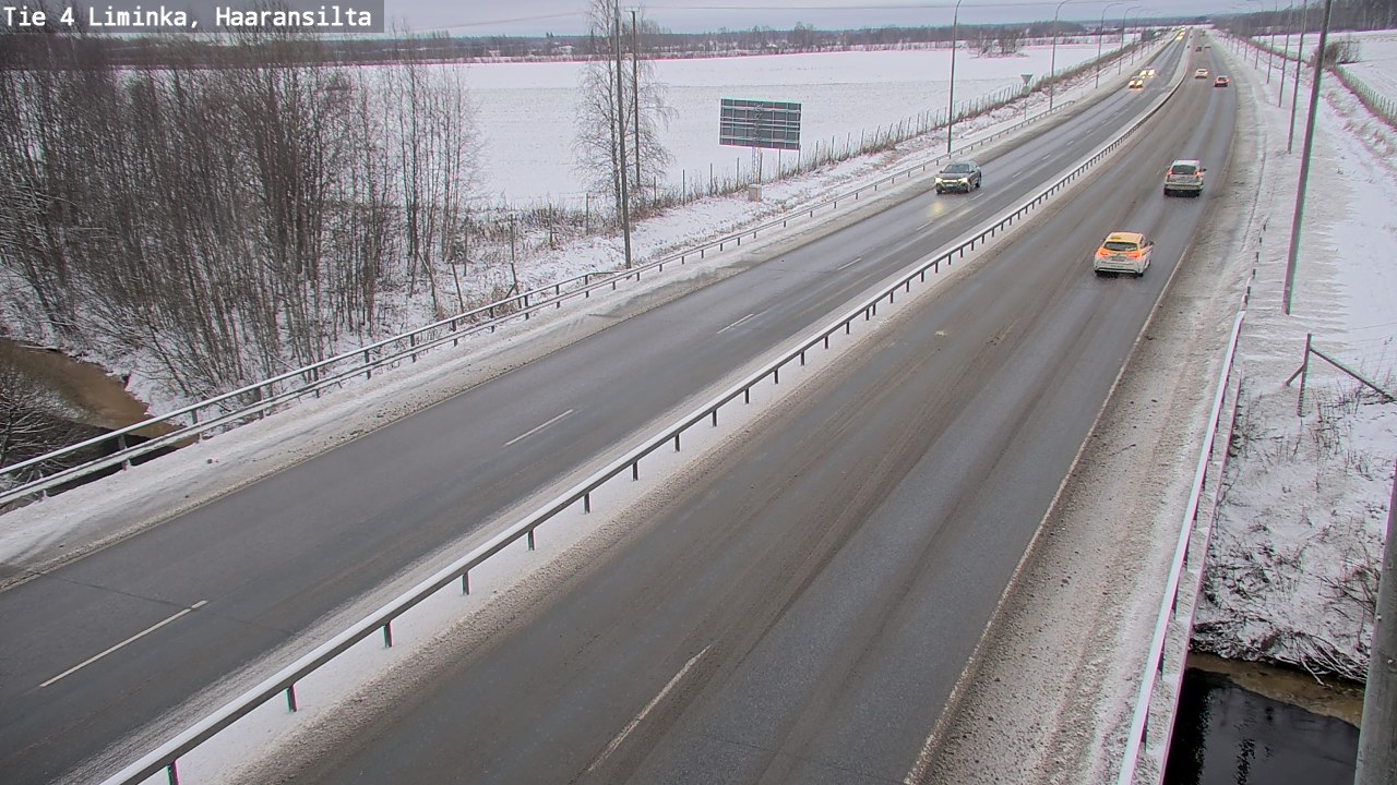 Kelikamerat Kuva Tie 4 Liminka, Haaransilta, Liminka, Pohjois-Pohjanmaa