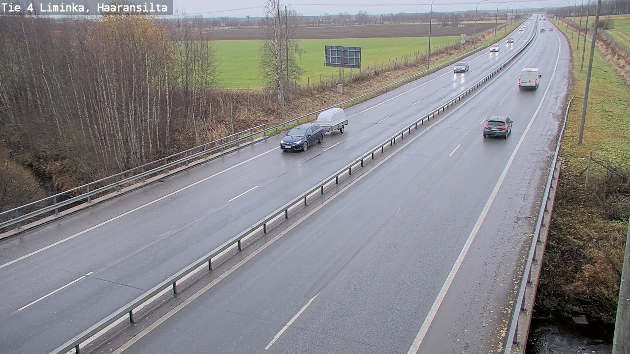 Kelikamerat Kuva Tie 4 Liminka, Haaransilta, Liminka, Pohjois-Pohjanmaa