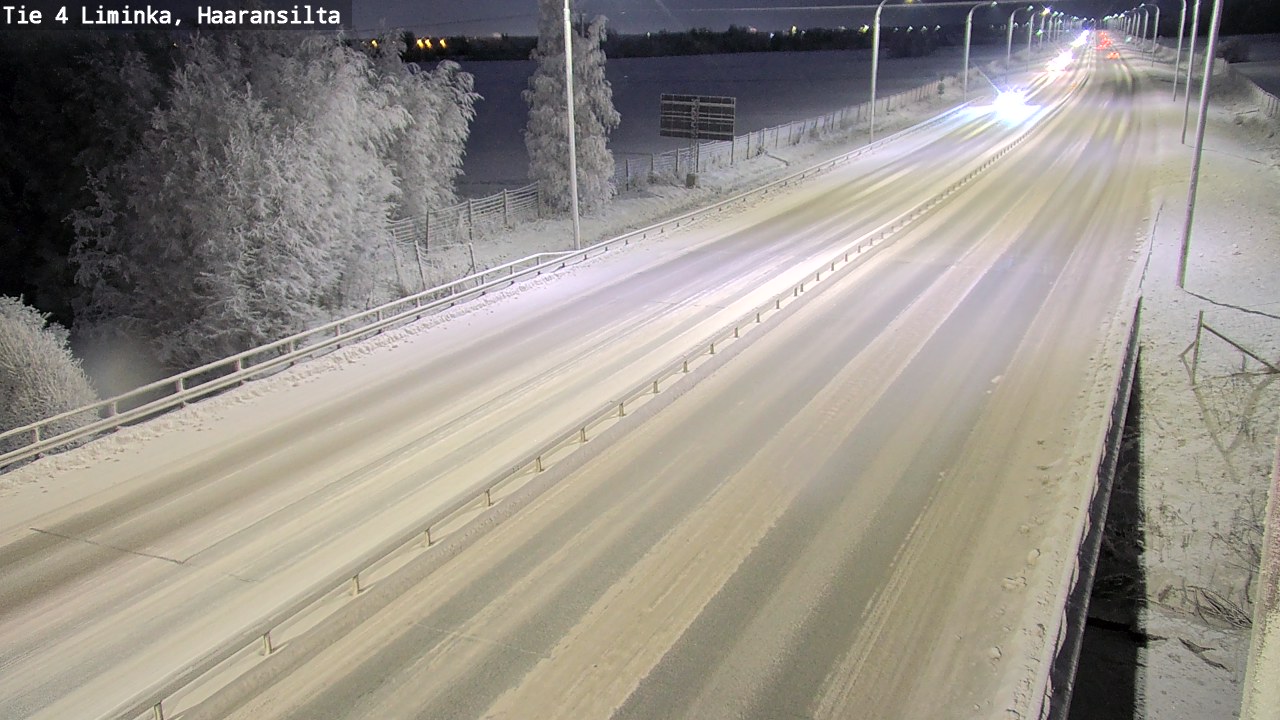 Weather Camera Image Road 4 Liminka, Haaransilta, Liminka, Pohjois-Pohjanmaa