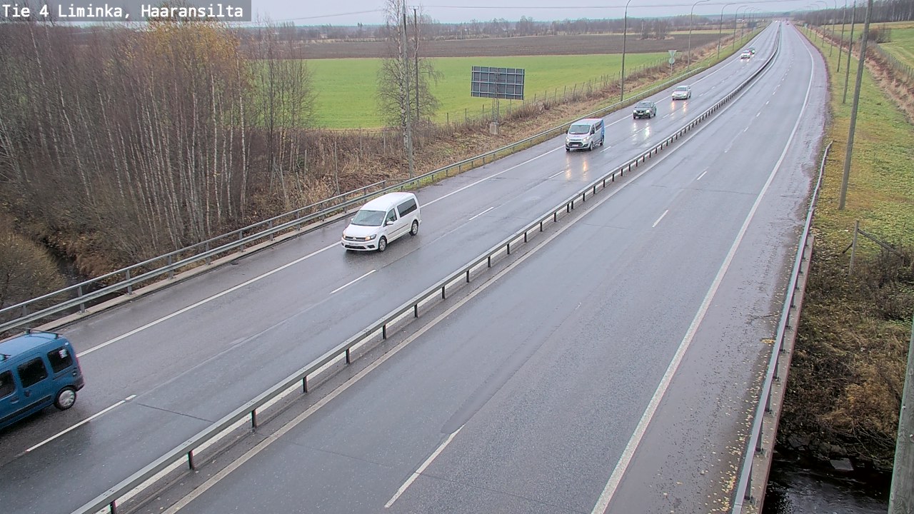 Kelikamerat Kuva Tie 4 Liminka, Haaransilta, Liminka, Pohjois-Pohjanmaa