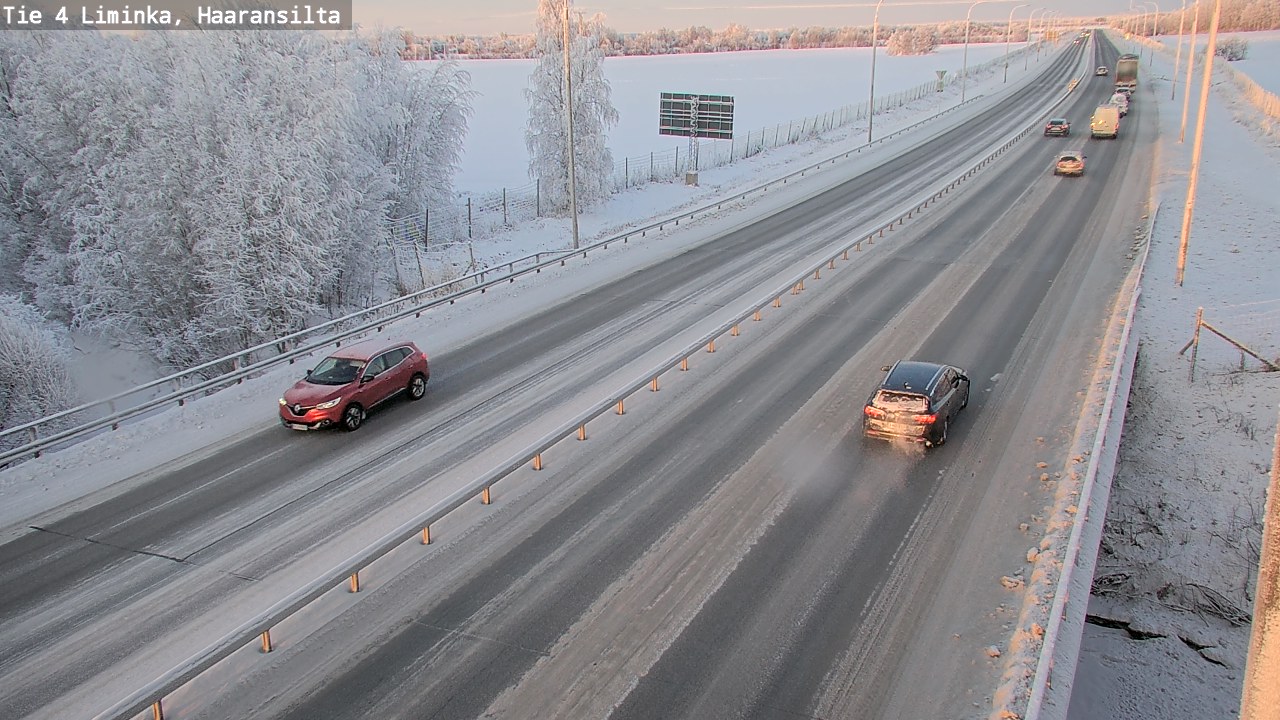Weather Camera Image Road 4 Liminka, Haaransilta, Liminka, Pohjois-Pohjanmaa