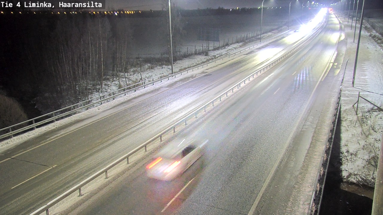 Weather Camera Image Väg 4 Limingo, Haaransilta, Liminka, Pohjois-Pohjanmaa