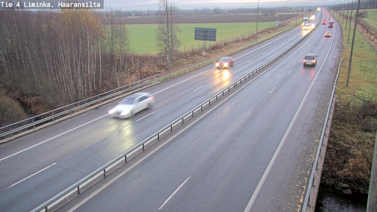 Kelikamerat Kuva Tie 4 Liminka, Haaransilta, Liminka, Pohjois-Pohjanmaa