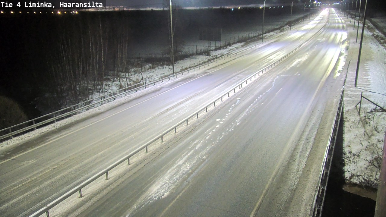 Weather Camera Image Road 4 Liminka, Haaransilta, Liminka, Pohjois-Pohjanmaa