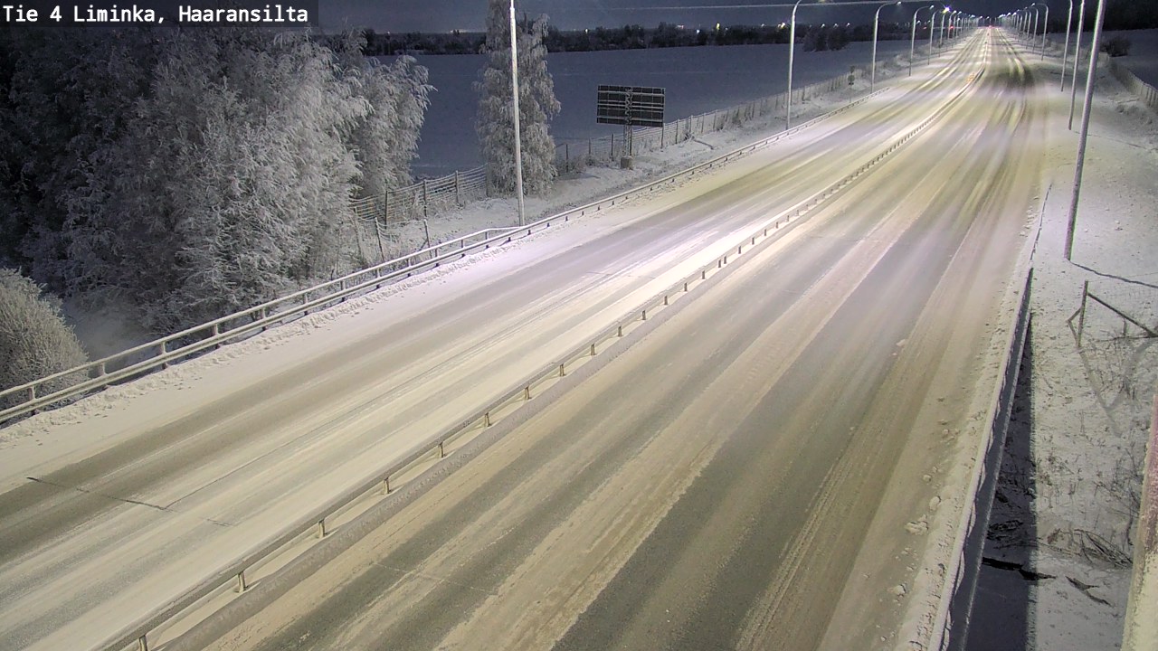Weather Camera Image Road 4 Liminka, Haaransilta, Liminka, Pohjois-Pohjanmaa