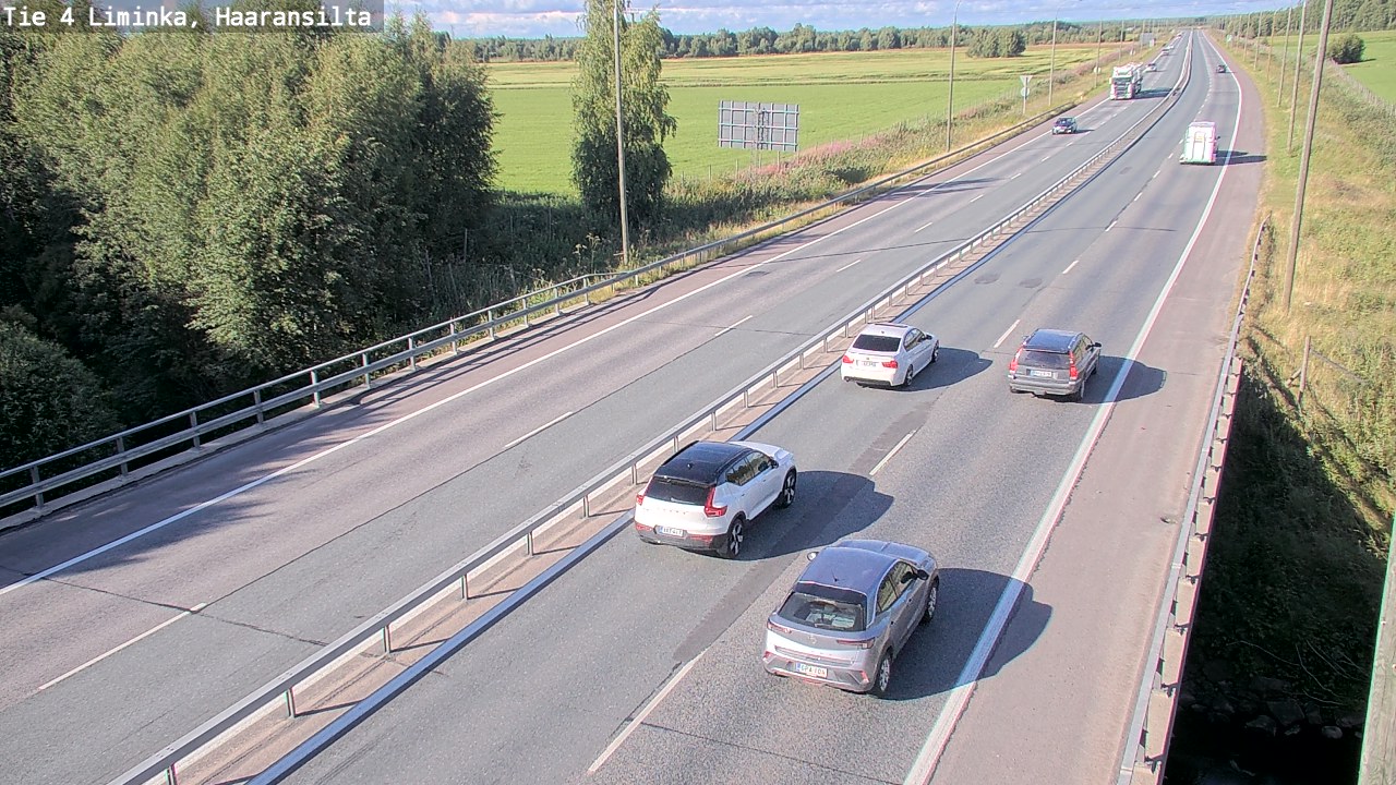 Kelikamerat Kuva Tie 4 Liminka, Haaransilta, Liminka, Pohjois-Pohjanmaa