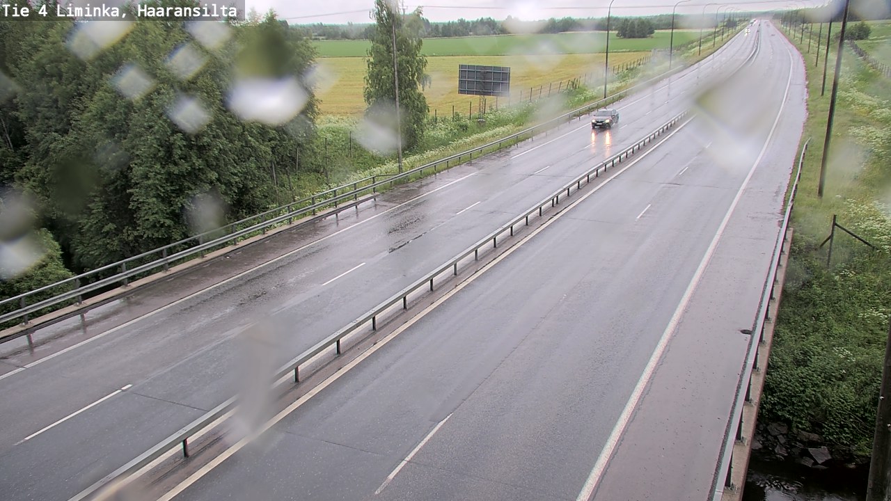 Weather Camera Image Väg 4 Limingo, Haaransilta, Liminka, Pohjois-Pohjanmaa