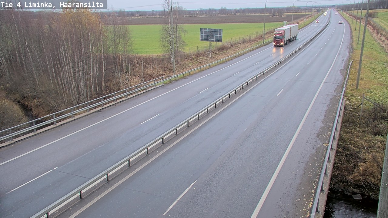 Kelikamerat Kuva Tie 4 Liminka, Haaransilta, Liminka, Pohjois-Pohjanmaa