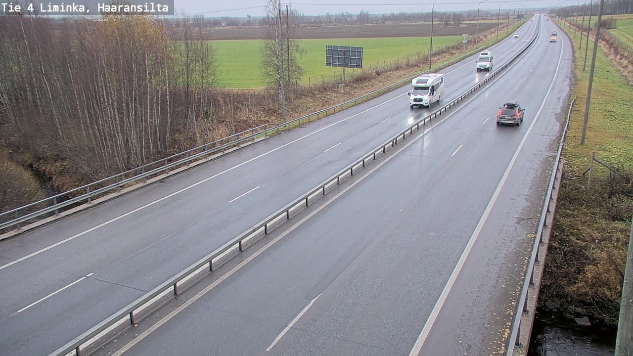 Kelikamerat Kuva Tie 4 Liminka, Haaransilta, Liminka, Pohjois-Pohjanmaa