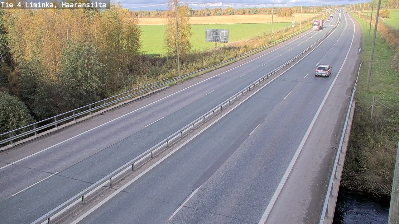 Kelikamerat Kuva Tie 4 Liminka, Haaransilta, Liminka, Pohjois-Pohjanmaa