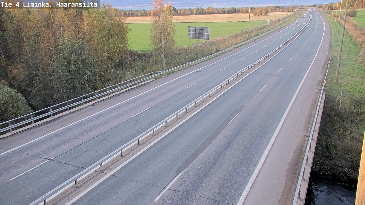 Kelikamerat Kuva Tie 4 Liminka, Haaransilta, Liminka, Pohjois-Pohjanmaa