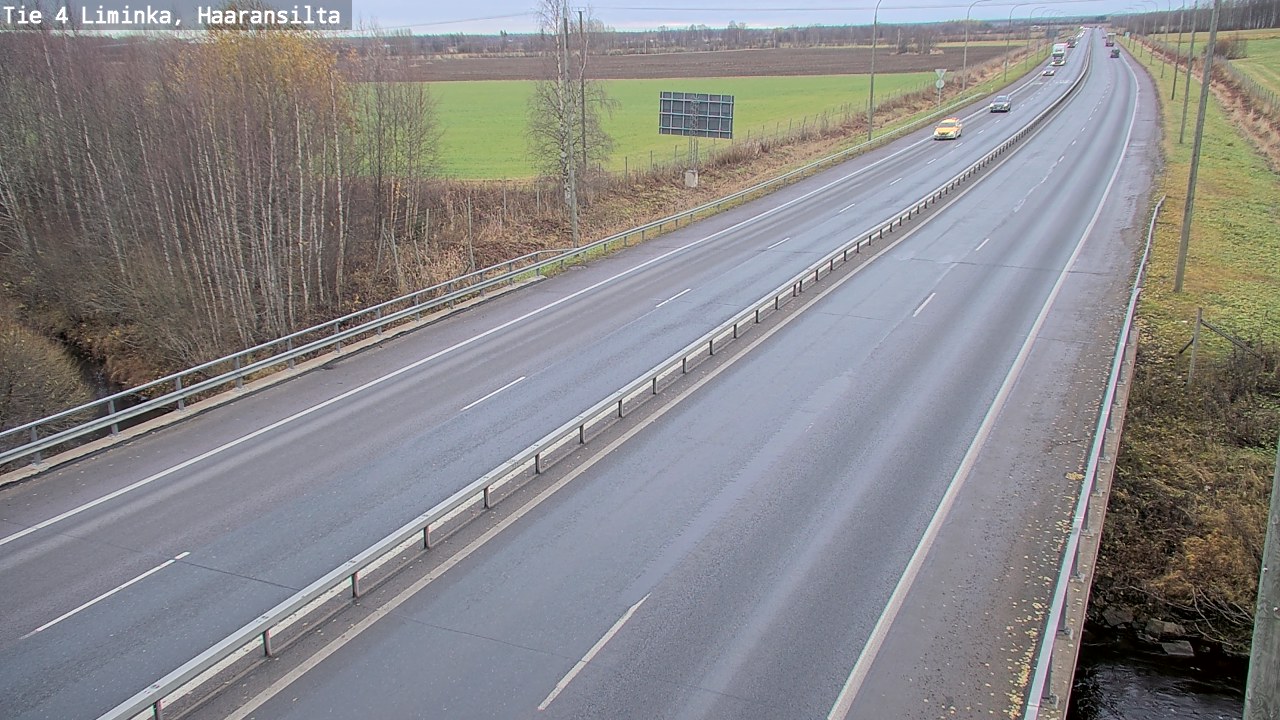 Kelikamerat Kuva Tie 4 Liminka, Haaransilta, Liminka, Pohjois-Pohjanmaa