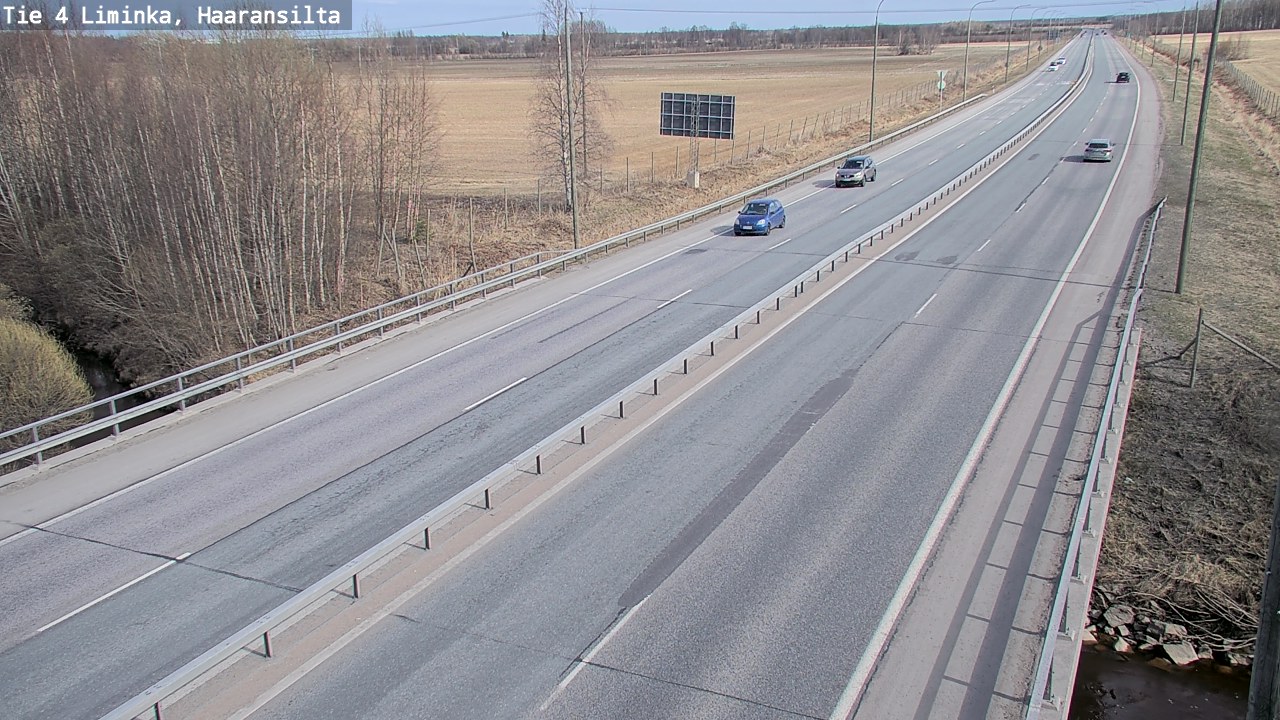Kelikamerat Kuva Tie 4 Liminka, Haaransilta, Liminka, Pohjois-Pohjanmaa