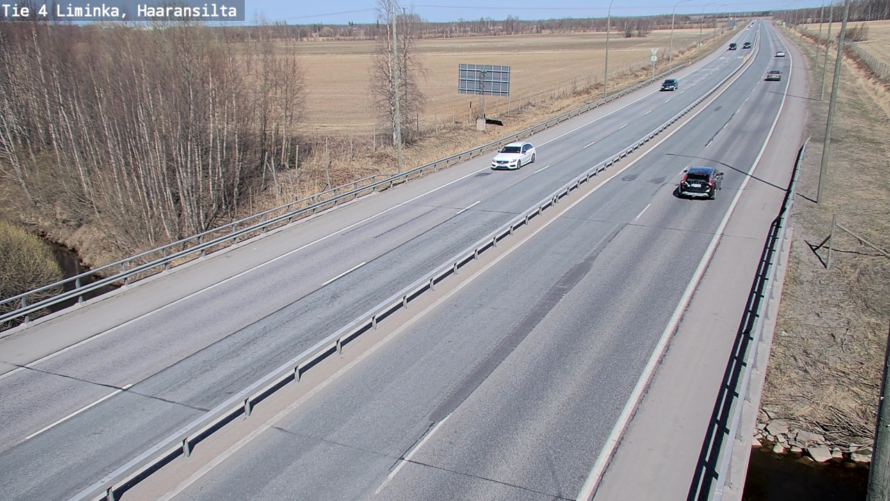 Weather Camera Image Road 4 Liminka, Haaransilta, Liminka, Pohjois-Pohjanmaa