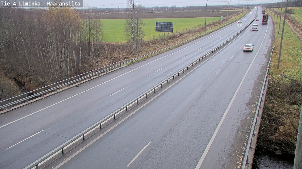 Kelikamerat Kuva Tie 4 Liminka, Haaransilta, Liminka, Pohjois-Pohjanmaa