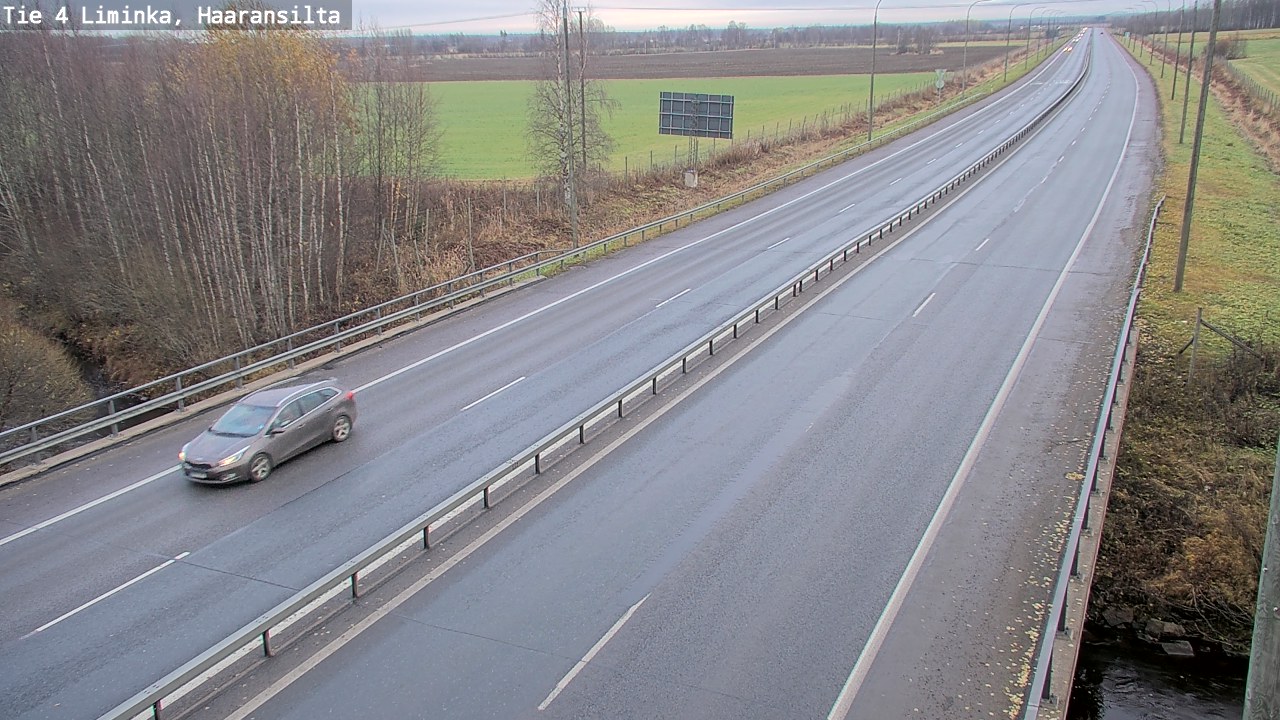 Kelikamerat Kuva Tie 4 Liminka, Haaransilta, Liminka, Pohjois-Pohjanmaa