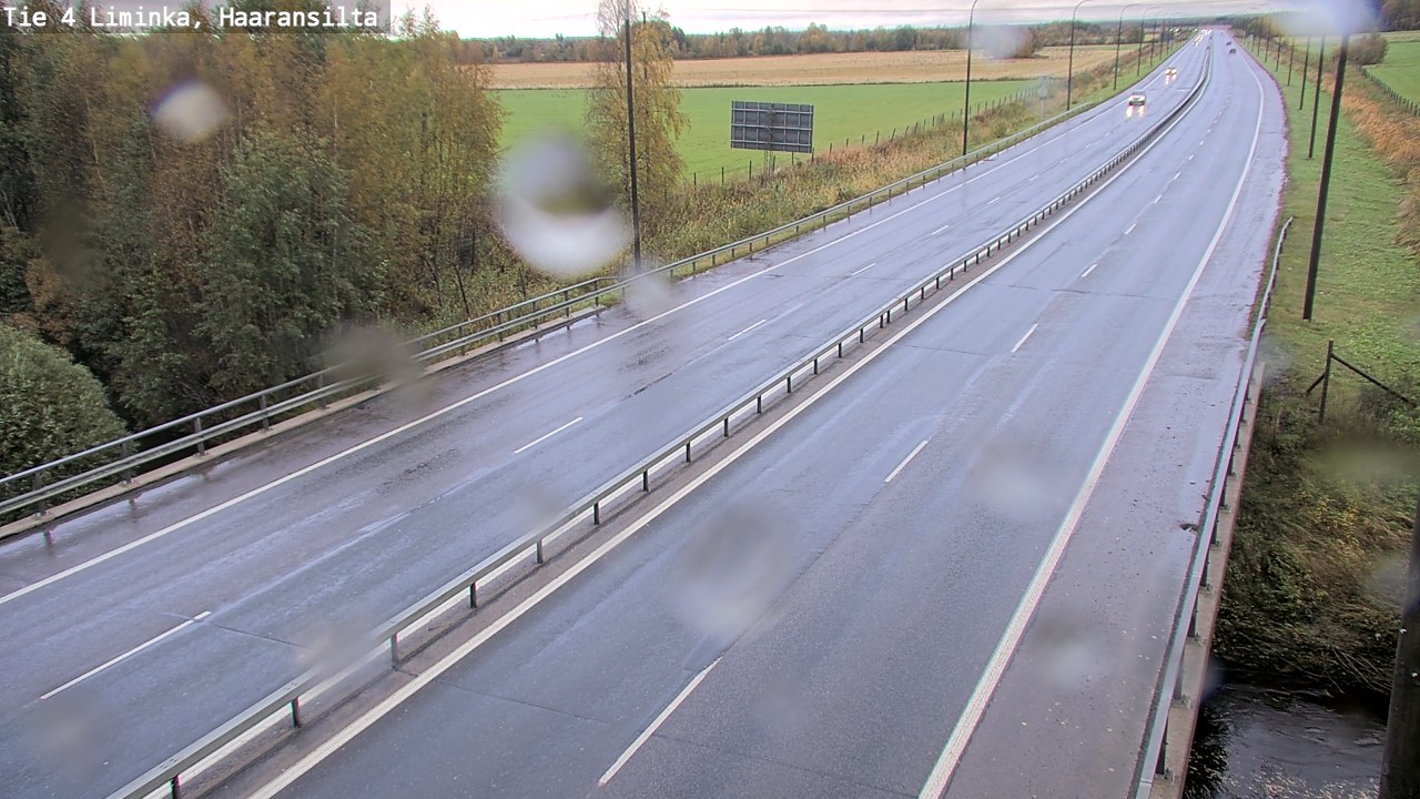 Weather Camera Image Road 4 Liminka, Haaransilta, Liminka, Pohjois-Pohjanmaa