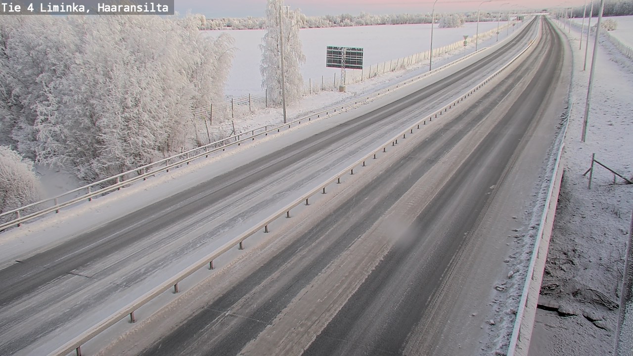 Weather Camera Image Road 4 Liminka, Haaransilta, Liminka, Pohjois-Pohjanmaa