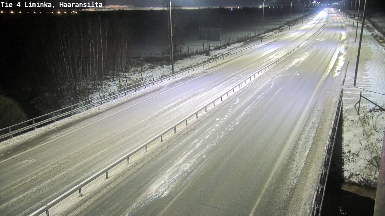 Weather Camera Image Road 4 Liminka, Haaransilta, Liminka, Pohjois-Pohjanmaa