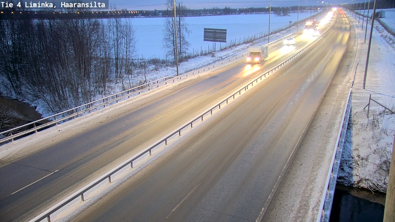 Kelikamerat Kuva Tie 4 Liminka, Haaransilta, Liminka, Pohjois-Pohjanmaa