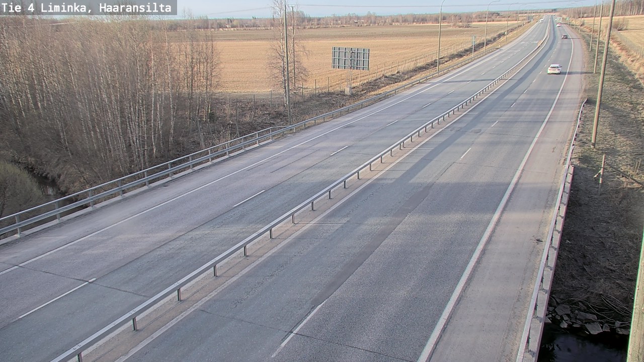 Weather Camera Image Road 4 Liminka, Haaransilta, Liminka, Pohjois-Pohjanmaa
