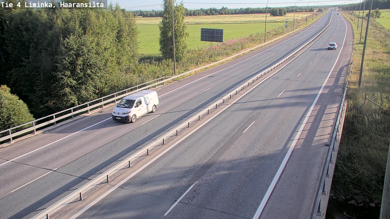 Weather Camera Image Road 4 Liminka, Haaransilta, Liminka, Pohjois-Pohjanmaa