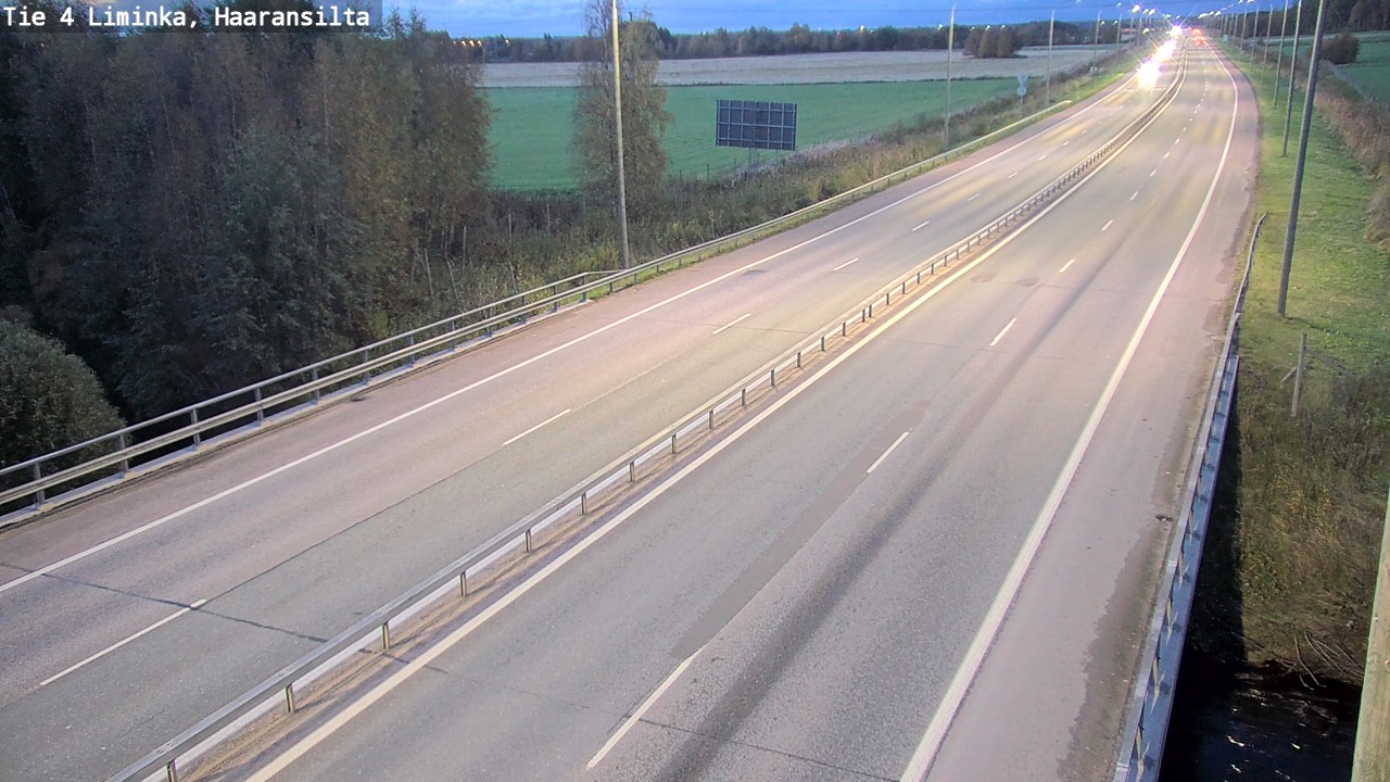 Kelikamerat Kuva Tie 4 Liminka, Haaransilta, Liminka, Pohjois-Pohjanmaa