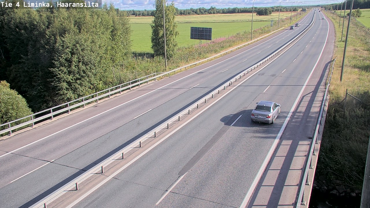 Weather Camera Image Road 4 Liminka, Haaransilta, Liminka, Pohjois-Pohjanmaa