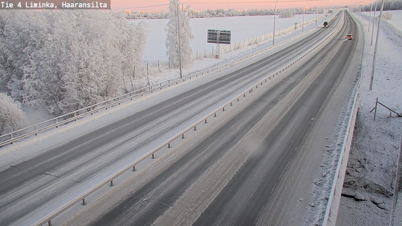 Weather Camera Image Road 4 Liminka, Haaransilta, Liminka, Pohjois-Pohjanmaa