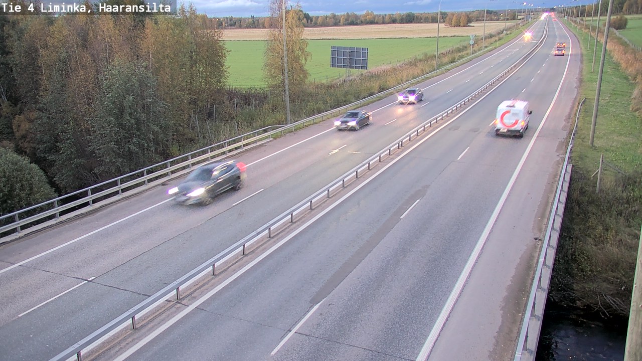 Kelikamerat Kuva Tie 4 Liminka, Haaransilta, Liminka, Pohjois-Pohjanmaa