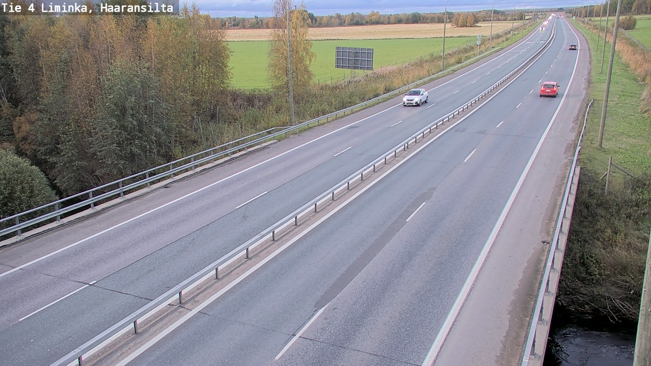 Kelikamerat Kuva Tie 4 Liminka, Haaransilta, Liminka, Pohjois-Pohjanmaa