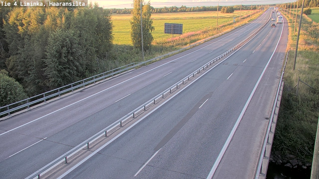 Kelikamerat Kuva Tie 4 Liminka, Haaransilta, Liminka, Pohjois-Pohjanmaa