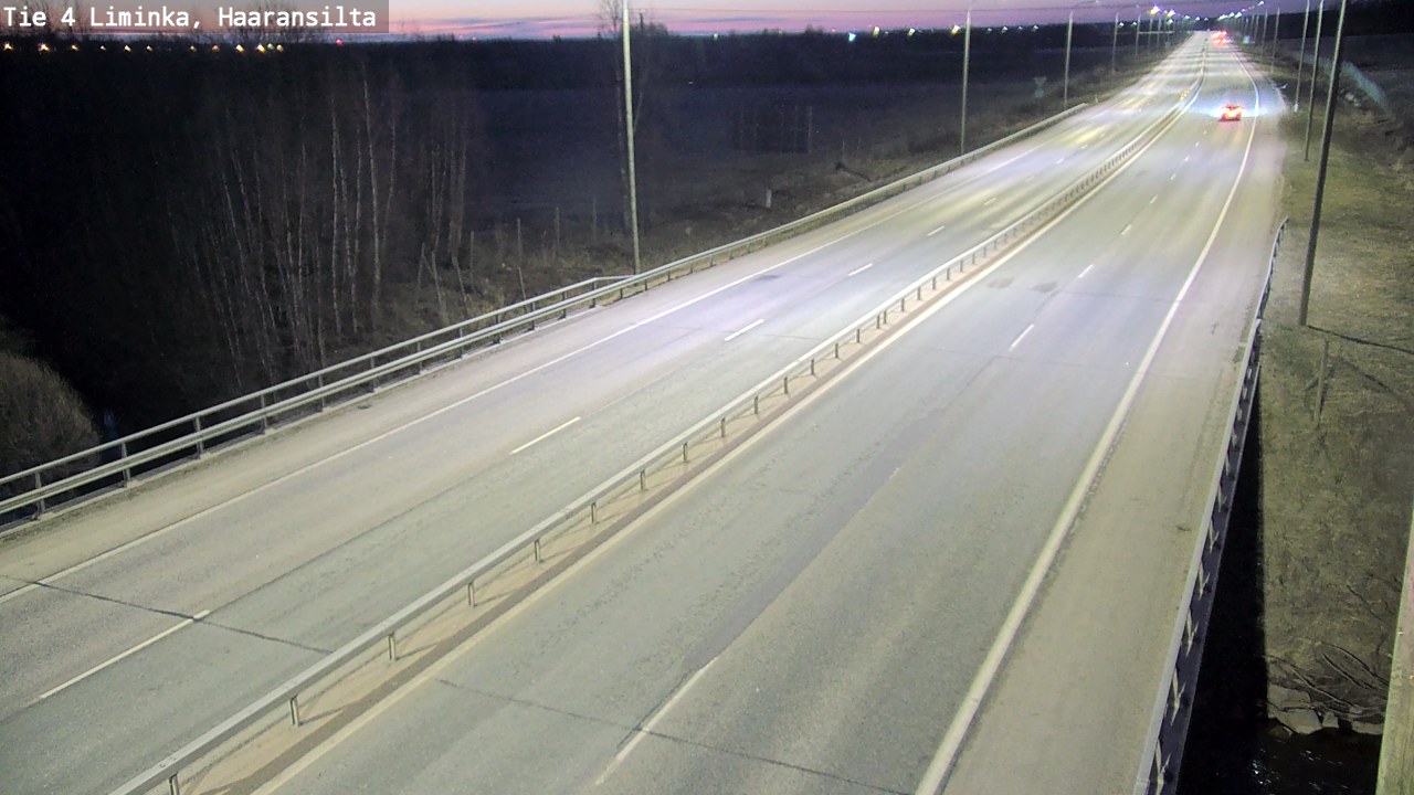Weather Camera Image Road 4 Liminka, Haaransilta, Liminka, Pohjois-Pohjanmaa