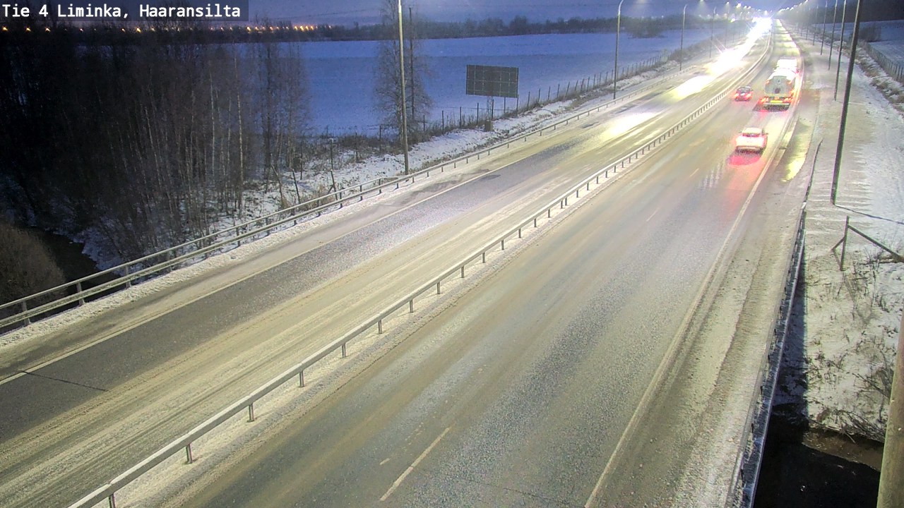 Weather Camera Image Road 4 Liminka, Haaransilta, Liminka, Pohjois-Pohjanmaa