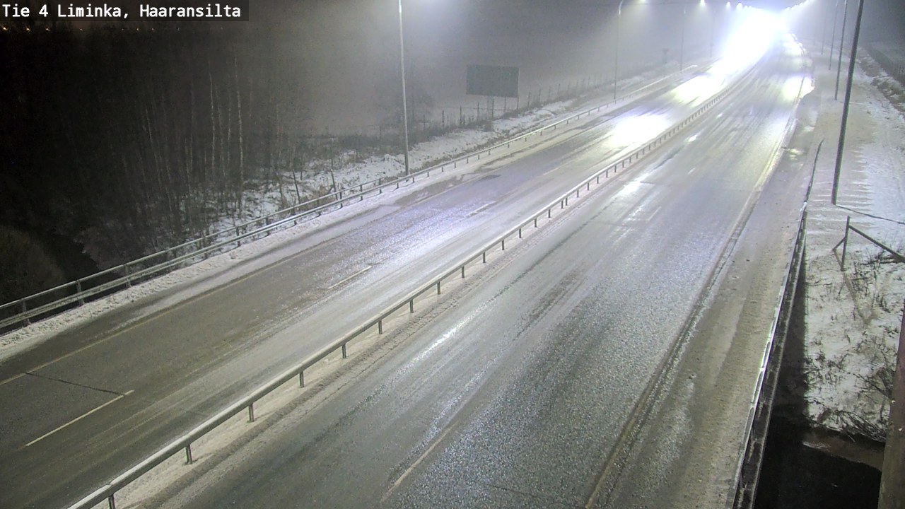 Weather Camera Image Väg 4 Limingo, Haaransilta, Liminka, Pohjois-Pohjanmaa