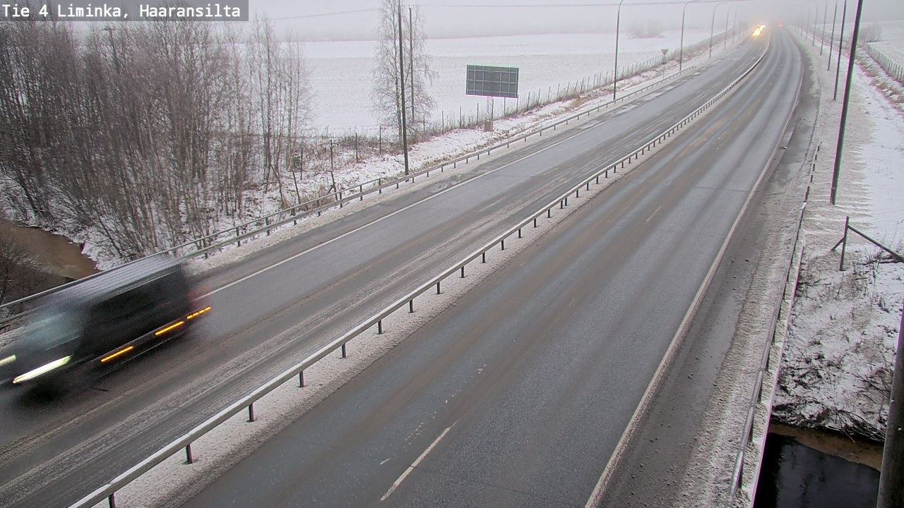 Weather Camera Image Road 4 Liminka, Haaransilta, Liminka, Pohjois-Pohjanmaa