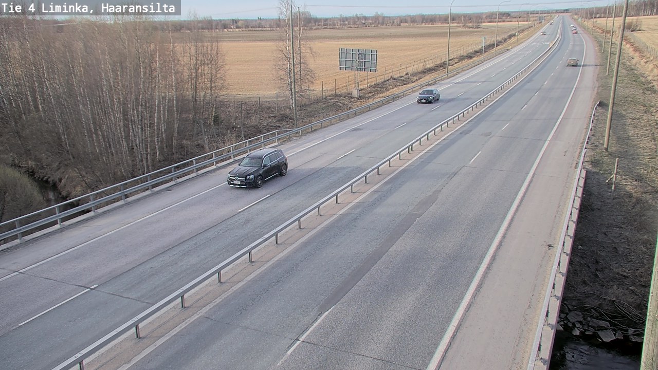 Weather Camera Image Road 4 Liminka, Haaransilta, Liminka, Pohjois-Pohjanmaa