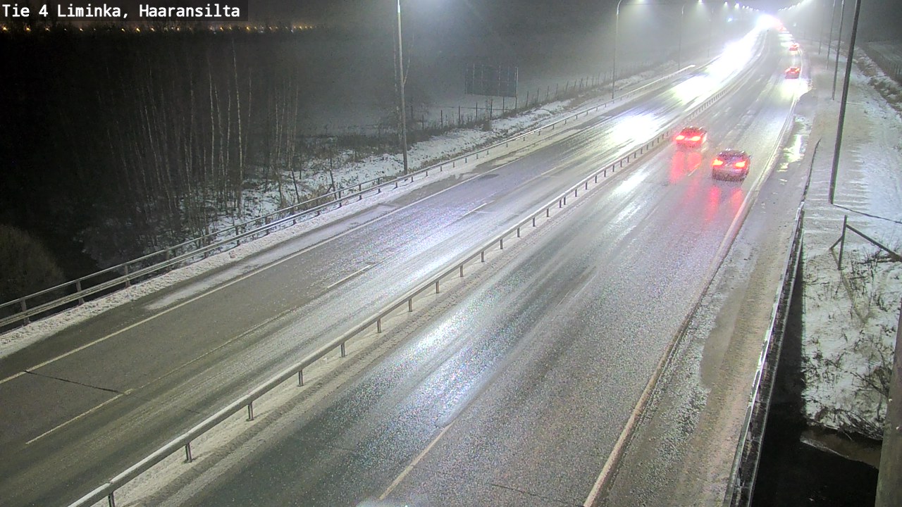 Weather Camera Image Väg 4 Limingo, Haaransilta, Liminka, Pohjois-Pohjanmaa