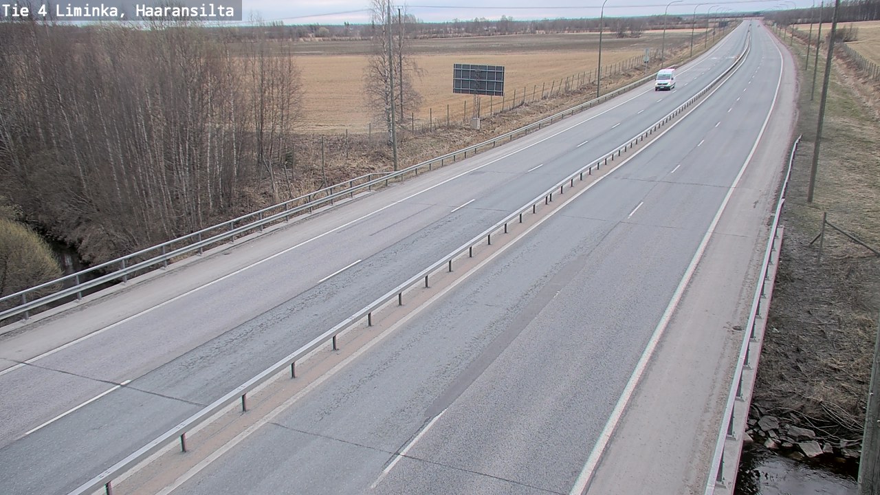 Weather Camera Image Road 4 Liminka, Haaransilta, Liminka, Pohjois-Pohjanmaa